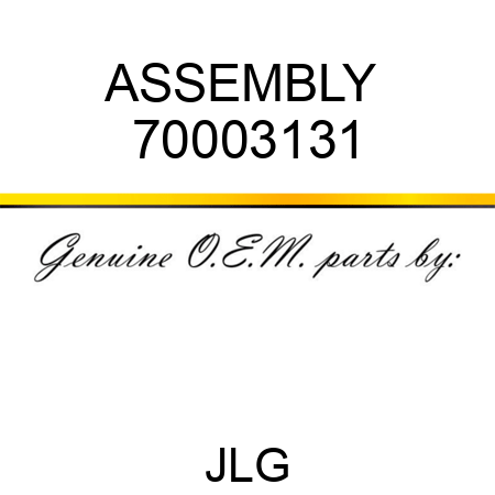 ASSEMBLY  70003131