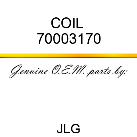 COIL  70003170