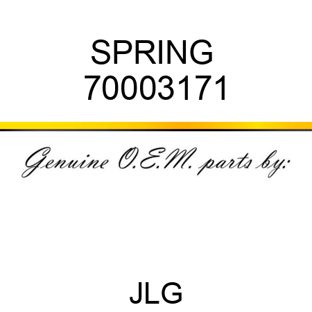 SPRING  70003171