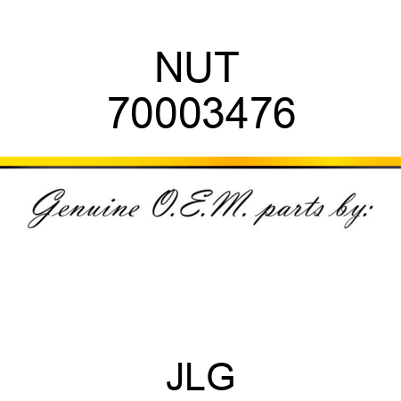 NUT  70003476