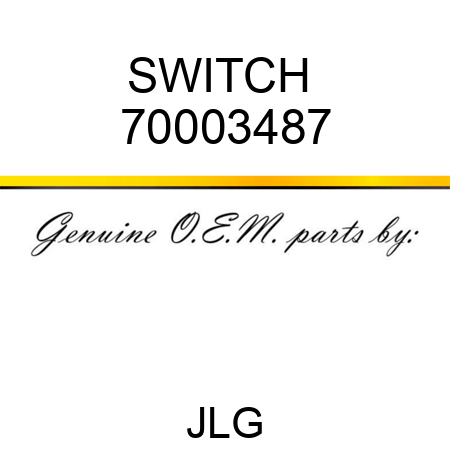 SWITCH  70003487