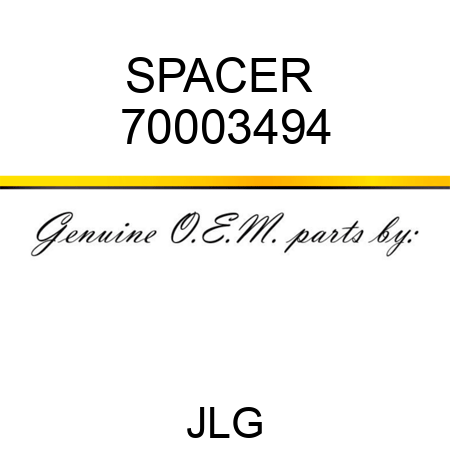 SPACER  70003494
