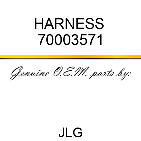 HARNESS  70003571