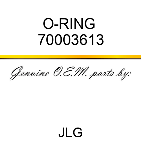 O-RING  70003613