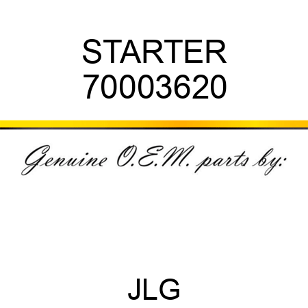 STARTER 70003620