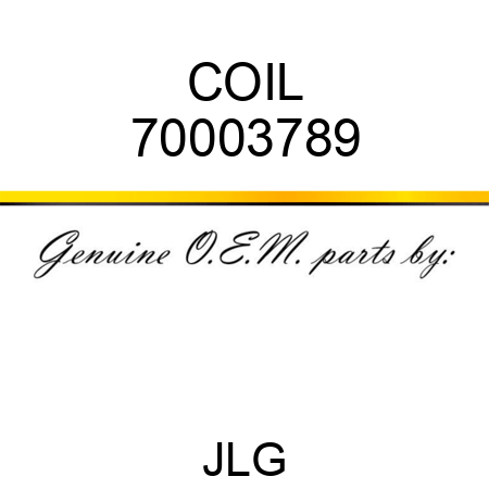 COIL 70003789