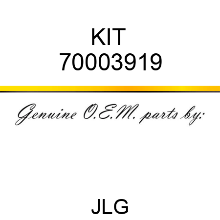 KIT  70003919