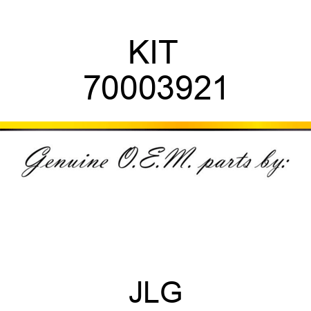 KIT  70003921