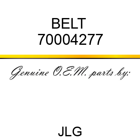BELT  70004277