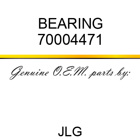 BEARING 70004471