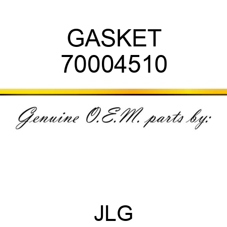 GASKET 70004510