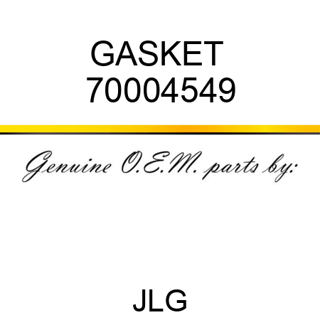 GASKET  70004549