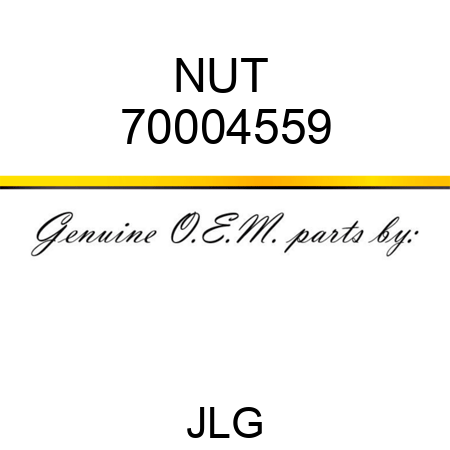 NUT  70004559