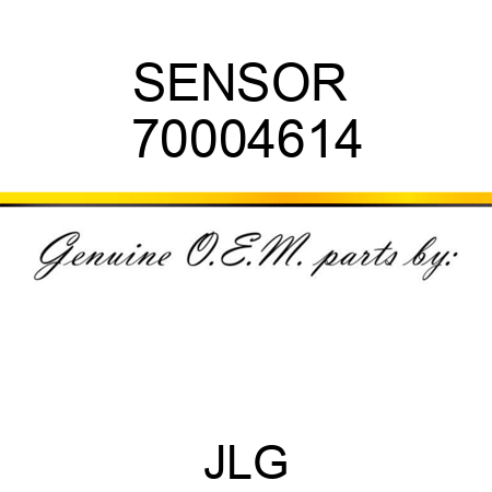 SENSOR  70004614