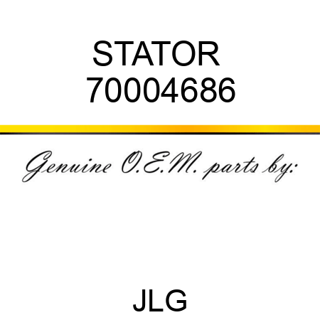 STATOR  70004686