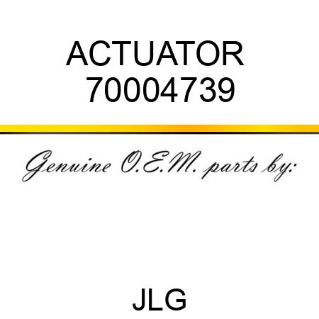 ACTUATOR  70004739
