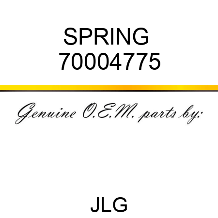 SPRING  70004775