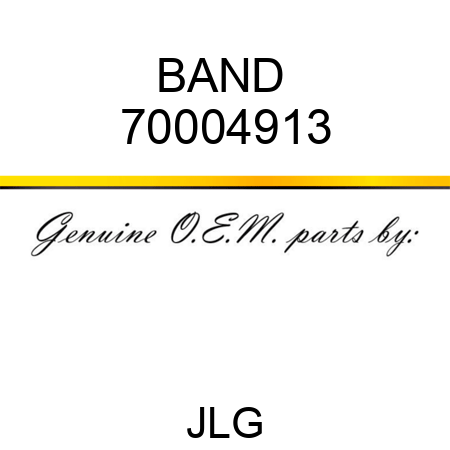 BAND  70004913