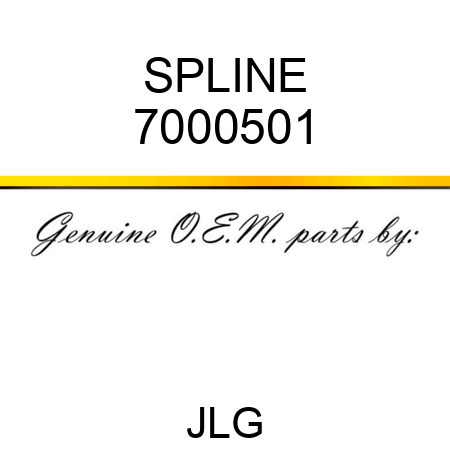 SPLINE 7000501