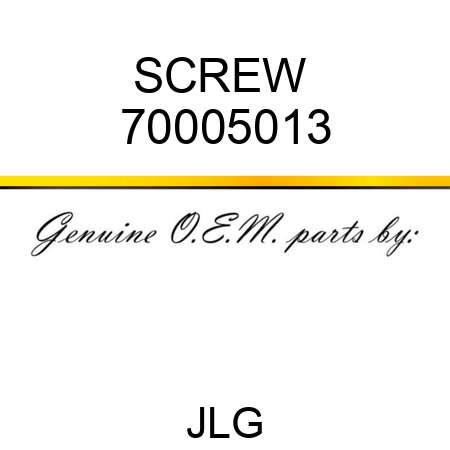 SCREW  70005013