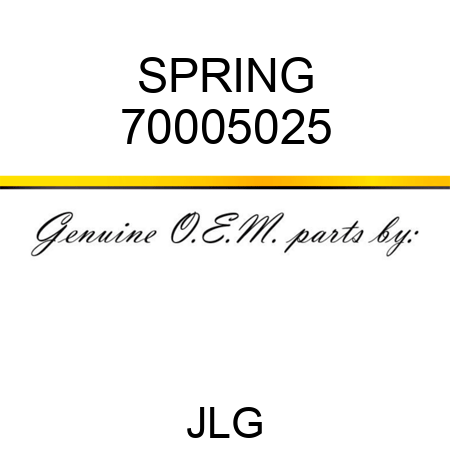 SPRING 70005025