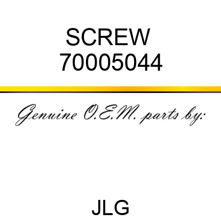 SCREW  70005044