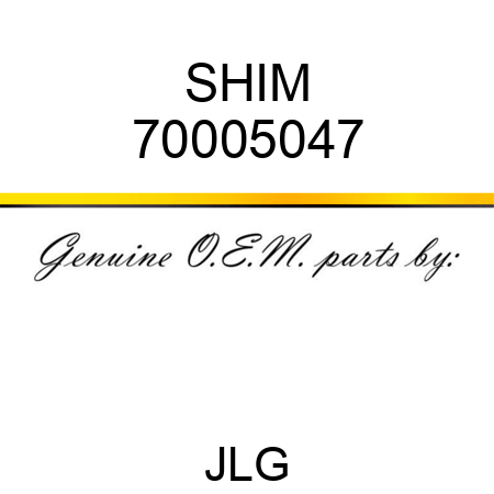 SHIM 70005047