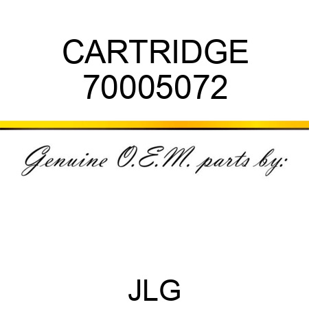 CARTRIDGE 70005072