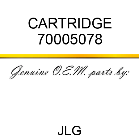 CARTRIDGE 70005078