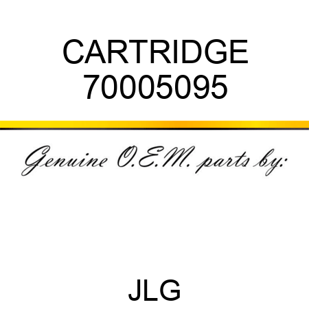 CARTRIDGE 70005095