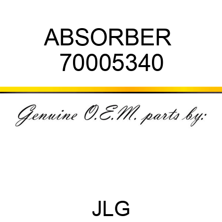 ABSORBER  70005340