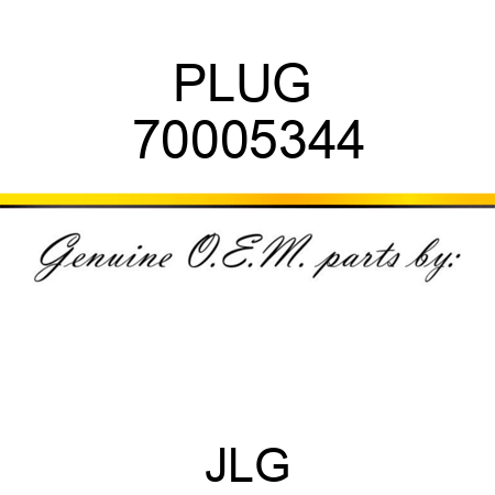 PLUG  70005344