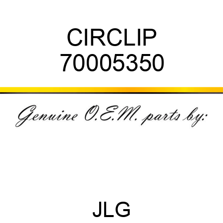 CIRCLIP 70005350