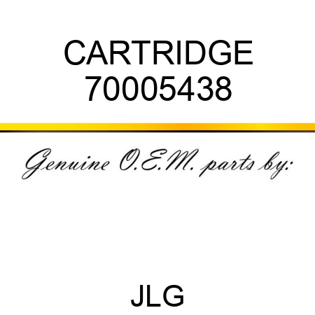 CARTRIDGE 70005438