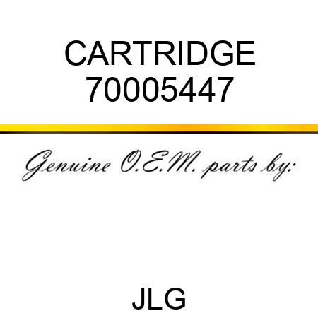 CARTRIDGE 70005447