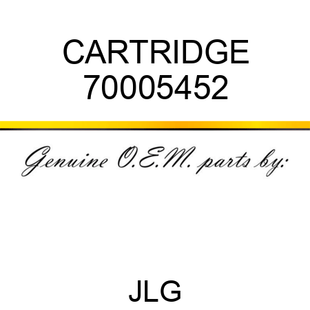 CARTRIDGE 70005452