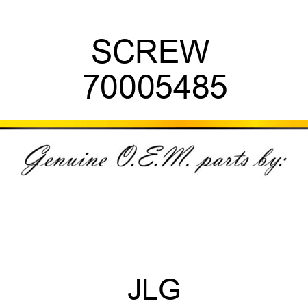 SCREW  70005485