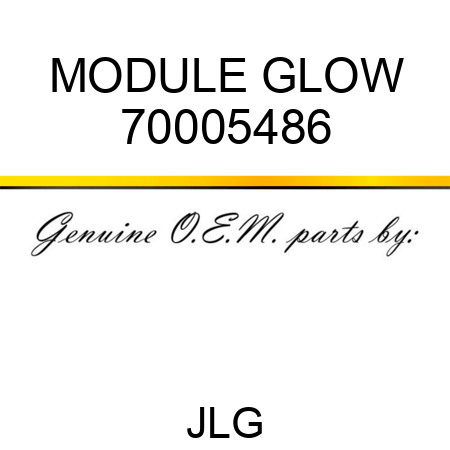 MODULE GLOW 70005486