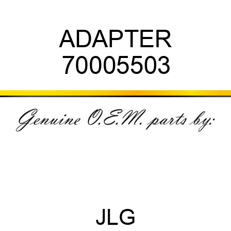 ADAPTER 70005503