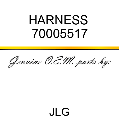 HARNESS  70005517