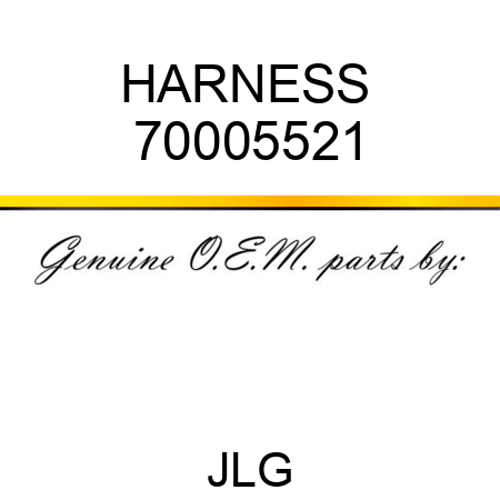 HARNESS  70005521