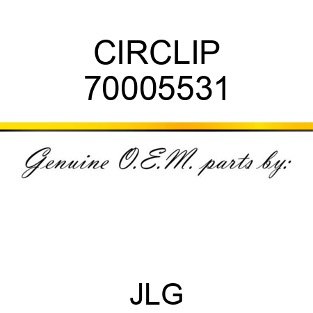 CIRCLIP 70005531