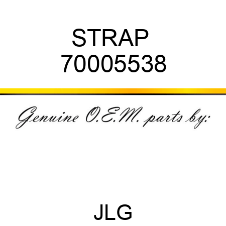 STRAP  70005538