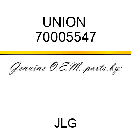 UNION  70005547