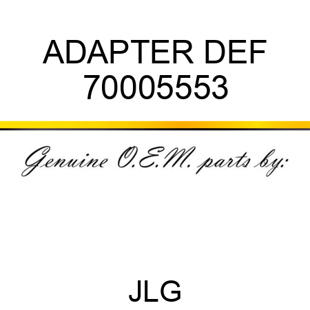 ADAPTER DEF 70005553