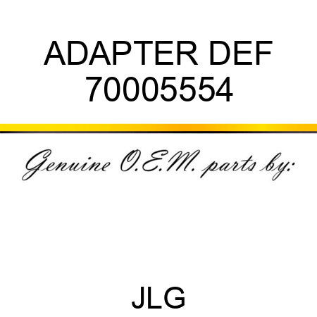 ADAPTER DEF 70005554