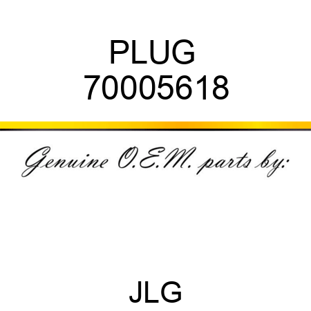 PLUG  70005618