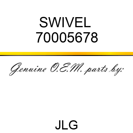 SWIVEL  70005678