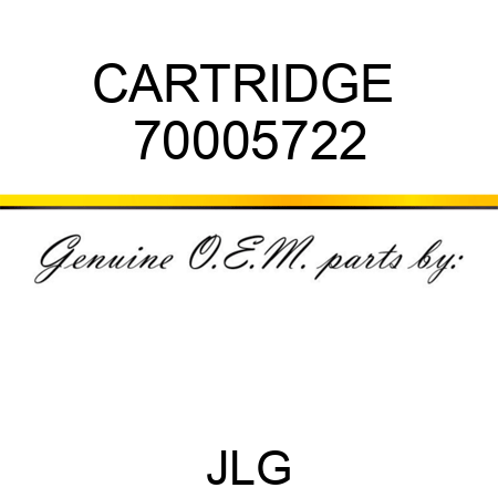 CARTRIDGE  70005722