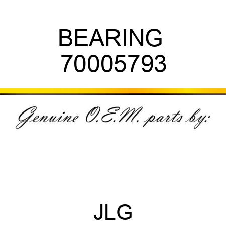 BEARING  70005793